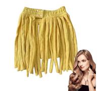 Bandeau de tige de curling sans chaleur, ensemble de curling sans chaleur,Boucles 2 en 1 sans chaleur pendant la nuit | Bigoudis, absorbe rapidement l'eau, formes de pâtes pour cheveux longs, cheveux