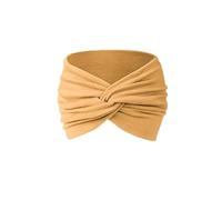 Bandeau de yoga imprimé croix, style bohème et imprimé cachemire, large élastique avec nœud torsadé antidérapant (P, M)