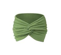 Bandeau de yoga imprimé croix, style bohème et imprimé cachemire, large élastique avec nœud torsadé antidérapant (m, M)