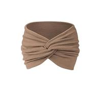 Bandeau de yoga imprimé croix, style bohème et imprimé cachemire, large élastique avec nœud torsadé antidérapant (J, M)