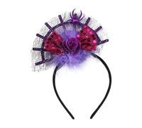 Bandeau décoratif en toile d'araignée - Accessoire de cheveux mignon - Fournitures de décoration pour la maison des enfants - Fournitures de cadeau