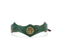 Bandeau d'elfe Médiéval Fantasy Simili Cuir Coiffe de Pirate Viking Rétro | Bandeau d'Halloween Elfe Fantastique Réglable Diadème Marron Gaufré en Relief Accessoires de Cosplay Renaissance Fête LARP