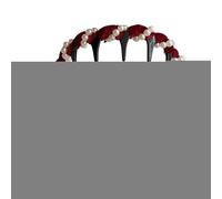 Bandeau denté vintage avec dents pour front haut - Accessoire de coiffure pour les voyages, les festivals, l'école, l'extérieur et la maison