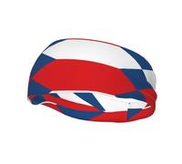 Bandeau d'entraînement avec drapeau de la République tchèque pour la course à pied, le cyclisme, le football, le yoga, pour homme et femme
