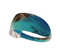 Bandeau d'exercice élastique avec image des îles des caraïbes, bandeau pour hommes et femmes, bandeau pour cheveux pour Yoga et Fitness