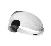 Bandeau d'exercice élastique avec impression artistique de hockey sur glace - Évacuation de l'humidité pour le basket-ball, la course, le tennis et tous les sports