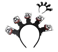 Bandeau d'Halloween - Accessoire de costumes effrayants, pièce de cheveux de fête amusante - choix pratique pour déguiser des vampires et squelettes de fantômes de sorcières, une option idéale pour le