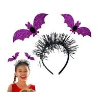 Bandeau d'Halloween pour filles, bandeau noir pour filles - Couvre-chef gothique pour chauve-souris,Bandeau festif léger pour, cerceau de cheveux noirs pour cosplay, fête