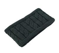 Bandeau d'hiver tressé en tricot torsadé pour femme, doublure en peluche épaisse, chauffe-oreilles, double couche, couleur unie, bandana extensible, turban, mode coréenne