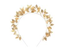 Bandeau Doré À Feuilles En Vogue - Couronne Romaine Grecque Pour Filles, Mariées, Bals et Défilés de Mode