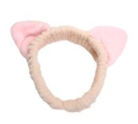 Bandeau d'oreille chat en peluche pour femmes et filles masque de lavage pour application bandeau festival de musique chemin de tête fête bandeau cheveux