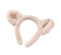 Bandeau d'oreille d'animaux, bandeau d'oreille d'ours | Bandeau de cheveux avec oreilles d'ours en peluche floue, bandeau de soins de la peau pour laver le visage, cheveux pour donn es