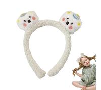 Bandeau d'oreille d'ours, bandeau de beauté | Bandeau de maquillage en peluche mignon | décoration de cheveux, coiffure amusante pour adolescentes pour laver le visage
