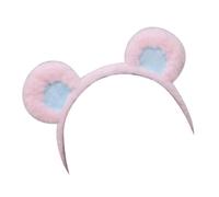Bandeau Doux Ours Oreille - Bandeau Oreilles D'ours | Accessoires Costume Adultes, Confortable Et Élastique, Design Mignon | Routine Beauté Pour Femmes, Laver Le Visage, Spa À Dom