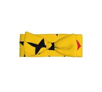 Bandeau doux pour bébé fille avec nœud - Joli bandeau imprimé drapeau Sao Tomé-et-Principe pour nouveau-né, nourrisson, tout-petit