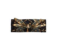 Bandeau doux pour bébé fille, joli bandeau en métal avec imprimé libellule pour nouveau-né, nourrisson, tout-petit