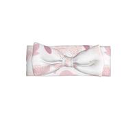 Bandeau doux pour bébé fille, joli bandeau imprimé fleurs roses pour nouveau-né, nourrisson, tout-petit