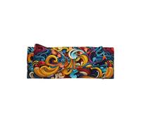 Bandeau doux pour bébé fille, joli bandeau imprimé rayures multicolores pour nouveau-né, nourrisson, tout-petit