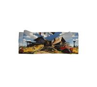 Bandeau doux pour bébé fille, joli bandeau imprimé tracteur agricole Texas pour nouveau-né, nourrisson, tout-petit