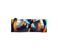 Bandeau doux ultra réaliste en forme de chèvre cyberpunk avec nœud élégant, turban chaud et doux pour les nouveau-nés et les tout-petits