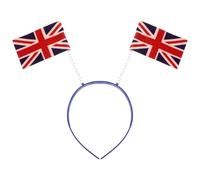 Bandeau Drapeau Britannique 3d à Ressort, Accessoire Cheveux Festif | Tissu Léger, Style Patriotique Union Jack, pour Coiffures, Fêtes, École et Bbq Familial