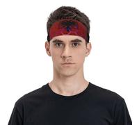 Bandeau drapeau de l'Albanie pour hommes et femmes, bandeau de sport pour voyage, yoga, fitness, cyclisme, basket-ball, football, exercice, évacuation de l'humidité