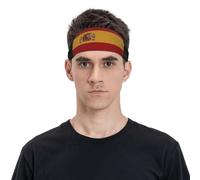 Bandeau drapeau de l'Espagne pour hommes et femmes, bandeau de sport pour voyage, yoga, fitness, cyclisme, basket-ball, football, exercice, évacuation de l'humidité