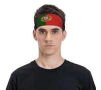 Bandeau drapeau du Portugal pour hommes et femmes, bandeau de sport pour voyage, yoga, fitness, cyclisme, basket-ball, football, exercice, évacuation de l'humidité