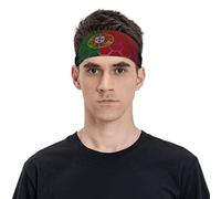 Bandeau drapeau du Portugal pour hommes et femmes, bandeau de sport pour voyage, yoga, fitness, cyclisme, basket-ball, football, exercice, évacuation de l'humidité