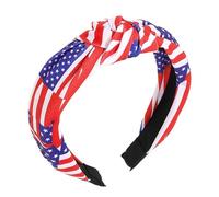 Bandeau du 4 juillet, bandeau patriotique pour femmes, Cerceau de cheveux antidérapant pour le Jour de l'Indépendance, Ornements de cheveux doux du Memorial Day, couvre-chef drapeau américain pour l'e