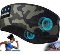 Bandeau Ecouteurs pour Dormir Bandeau Bluetooth,Bandeau écouteur de Musique pour Hommes Femmes,Bandeau Bluetooth Sommeil avec Ultra-Fins HD Stéréo pour Voyage.[E254]