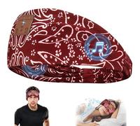 Bandeau Ecouteurs pour Dormir Bluetooth, Masque Nuit Sommeil Casque Anti Bruit Adulte, Bandeau Ecouteur de Musique Sport Running Casque Audio sans Fil, Idée Cadeau pour Homme Femme
