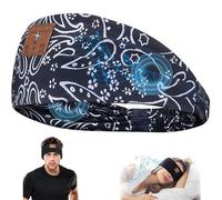 Bandeau Ecouteurs pour Dormir Bluetooth, Masque Nuit Sommeil Casque Anti Bruit Adulte, Original Bandeau Ecouteur de Musique Sport Running Casque Sans Fil avec Ultra-Fins HD Stéréo