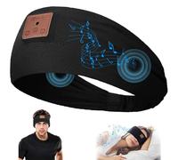 Bandeau Ecouteurs pour Dormir Bluetooth, Masque Nuit Sommeil Casque Anti Bruit Adulte, Original Bandeau Ecouteur de Musique Sport Running Casque Sans Fil avec Ultra-Fins HD Stéréo