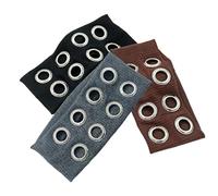 Bandeau élastique à œillets creux pour femmes, large bandeau punk grunge, accessoires pour cheveux élastiques à la mode et décontractés pour filles