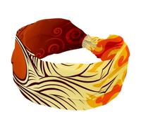 Bandeau élastique antidérapant pour femme Phoenix Bird Burning pour entraînement, yoga, sport, course à pied