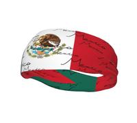 Bandeau élastique aux couleurs du Mexique, bandeau de sport patriotique pour le cyclisme, le football et la ma