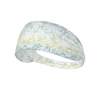 Bandeau élastique confortable avec impression d'algues vertes et bleues 10,9 x 34 cm