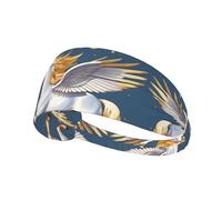 Bandeau élastique de sport avec motif de pégase doré YYHWHJDE à séchage rapide, évacuation de l'humidité
