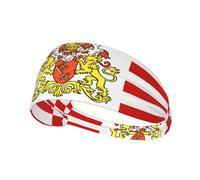 Bandeau élastique de sport imprimé drapeau du Sénat de Brême - Bandeau respirant idéal pour la course à pied,