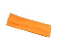 Bandeau élastique en coton pour homme et femme - Pour la course à pied, le fitness, le yoga, le maquillage - Orange