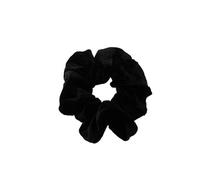 Bandeau élastique en velours for femme, chouchous de couleur unie, accessoires for cheveux, queue de cheval(Black)