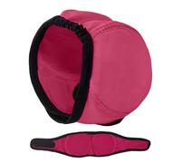 Bandeau élastique imperméable pour chien, capuche de protection auditive en polaire épaisse avec réduction du bruit pour l'hiver froid, voyage en plein air, offrant un chien apaisant