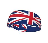 Bandeau élastique imprimé drapeau des îles Turques et Caïques pour femme, bandeau de sport unisexe pour entraînement, yoga, course à pied