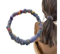 Bandeau élastique - joli bandeau arc-en-ciel | Bandeaux pour femme, chouchous pour femme, chouchous mignons, chouchous en nylon, chouchous élastiques pour Noël, femmes, anniversaire, mariage