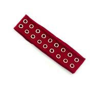 Bandeau élastique large classique punk à œillets doux et extensible pour jeunes créateurs de tendances femmes hommes unisexe