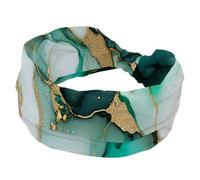 Bandeau élastique large pour femme, motif marbre, accessoires pour cheveux doux, évacuation de la transpiration pour l'entraînement, Yaga, course à pied, randonnée, exercice