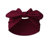 Bandeau élastique noué - Accessoire de coiffure confortable et extensible - Pour femme et adolescente - Pour le sport, l'entraînement, la gym