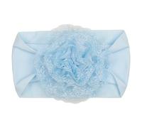Bandeau élastique pour bébé avec fleurs - Doux et extensible - Ornements de cheveux - Accessoires de photographie