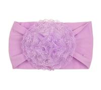 Bandeau élastique pour bébé avec fleurs - Doux et extensible - Ornements de cheveux - Accessoires de photographie